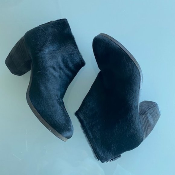 Never worn Elisanero Mohair Black Booties. - Picture 1 of 4